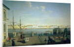 English Shore Street in St Petersburg, 1790s by Benjamin Patersson