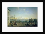 English Shore Street in St Petersburg, 1790s by Benjamin Patersson