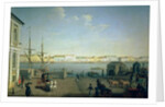English Shore Street in St Petersburg, 1790s by Benjamin Patersson