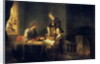 Christ in the House of Martha and Mary by (studio of) Rembrandt Harmensz. van Rijn