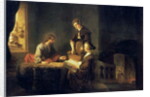 Christ in the House of Martha and Mary by (studio of) Rembrandt Harmensz. van Rijn