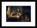 Christ in the House of Martha and Mary by (studio of) Rembrandt Harmensz. van Rijn