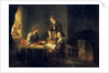 Christ in the House of Martha and Mary by (studio of) Rembrandt Harmensz. van Rijn
