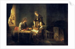 Christ in the House of Martha and Mary by (studio of) Rembrandt Harmensz. van Rijn