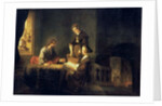 Christ in the House of Martha and Mary by (studio of) Rembrandt Harmensz. van Rijn