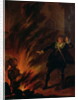 Hamlet and the Ghost of his Father by English School