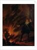 Hamlet and the Ghost of his Father by English School