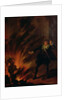 Hamlet and the Ghost of his Father by English School