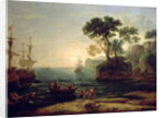 Arrival of Aeneas in Italy, the Dawn of the Roman Empire by Claude Lorrain (1600-82)