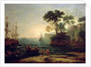 Arrival of Aeneas in Italy, the Dawn of the Roman Empire by Claude Lorrain (1600-82)