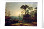 Arrival of Aeneas in Italy, the Dawn of the Roman Empire by Claude Lorrain (1600-82)