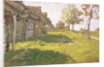 Sunlit Day. A Small Village, 1898 by Isaak Ilyich Levitan