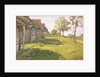 Sunlit Day. A Small Village, 1898 by Isaak Ilyich Levitan