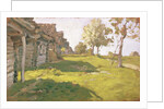Sunlit Day. A Small Village, 1898 by Isaak Ilyich Levitan