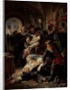 Hired Assassins Killing Tzar Boris Fyodorevich Godunov's Son, 1862 by Konstantin Egorovich Makovsky