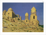 Hazreti Shakh-i-Zindeh Mausoleum in Samarkand, 1869-70 by Nikolai Stepanovich Vereshchagin
