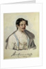 Portrait of Ivan Annenkov in Peter Prison, 1836 by Nikolai Alexandrovich Bestuzhev