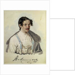 Portrait of Ivan Annenkov in Peter Prison, 1836 by Nikolai Alexandrovich Bestuzhev