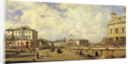 View of the Christ Saviour Cathedral in Moscow, 1880 by Aleksei Petrovich Bogolyubov