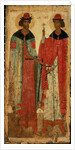 St. Boris and St. Gleb, Moscow, first half of 14th century by School Russian