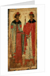 St. Boris and St. Gleb, Moscow, first half of 14th century by School Russian