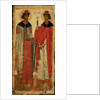 St. Boris and St. Gleb, Moscow, first half of 14th century by School Russian