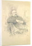Portrait of Nikolaj Leskov (1831-95), 1889 by Ilya Efimovich Repin
