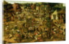 Fair with Theatrical Presentation c.1600 by Pieter the Younger Brueghel