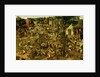 Fair with Theatrical Presentation c.1600 by Pieter the Younger Brueghel