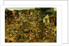 Fair with Theatrical Presentation c.1600 by Pieter the Younger Brueghel
