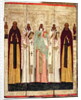 St. Sergius of Radonesh with the Saints of Rostov, late 15th century by School Russian
