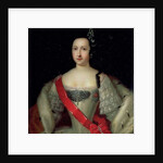 Portrait of Princess Anna, the Mother of Emperor Ivan VI, after 1733 by Louis Caravaque