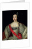 Portrait of Princess Anna, the Mother of Emperor Ivan VI, after 1733 by Louis Caravaque