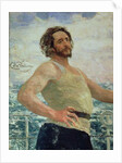 Portrait of Author Leonid Andreev, 1912 by Ilya Efimovich Repin
