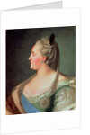 Portrait of Empress Catherine II the Great, after 1763 by Fedor Stepanovich Rokotov
