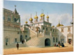 View of the Boyar Palace in the Moscow Kremlin, printed by Lemercier, Paris, 1840s by Felix Benoist