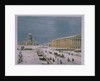 The Isaac Cathedral and the Senate Square in St Petersburg, 1840s by Paul Marie Roussel