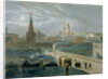 View of the Moscow Kremlin, 1840's by Paul Marie Roussel