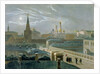 View of the Moscow Kremlin, 1840's by Paul Marie Roussel