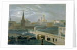 View of the Moscow Kremlin, 1840's by Paul Marie Roussel