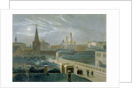 View of the Moscow Kremlin, 1840's by Paul Marie Roussel