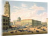 The Catholic Church and Mikhailovskaya Street in St. Petersburg, printed by J. Jacottet and Regamey. by French School