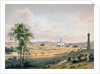 View of Borodino, the location of the decisive Battle, printed by J. Jacottet by French School