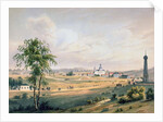 View of Borodino, the location of the decisive Battle, printed by J. Jacottet by French School