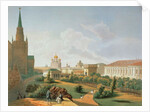 The Alexander Garden in Moscow, printed by Jacottet and Bachelier, 1830 by French School