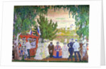 Festive Gathering, 1910 by Boris Mikhailovich Kustodiev