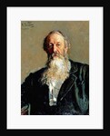Portrait of Vladimir Stasov, 1883 by Ilya Efimovich Repin