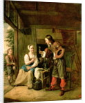 Warrior and Servant, 1653 by Pieter de Hooch