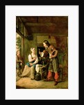 Warrior and Servant, 1653 by Pieter de Hooch