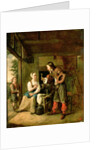 Warrior and Servant, 1653 by Pieter de Hooch